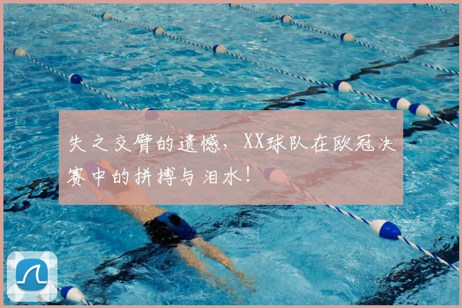 失之交臂的遗憾，XX球队在欧冠决赛中的拼搏与泪水！