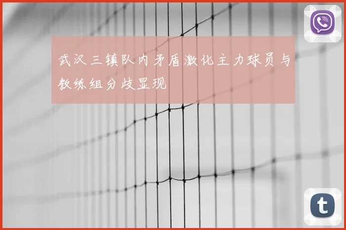 武汉三镇队内矛盾激化主力球员与教练组分歧显现